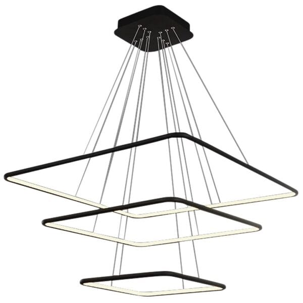 Lustra Nix, negru, 117W LED Milagro ML519