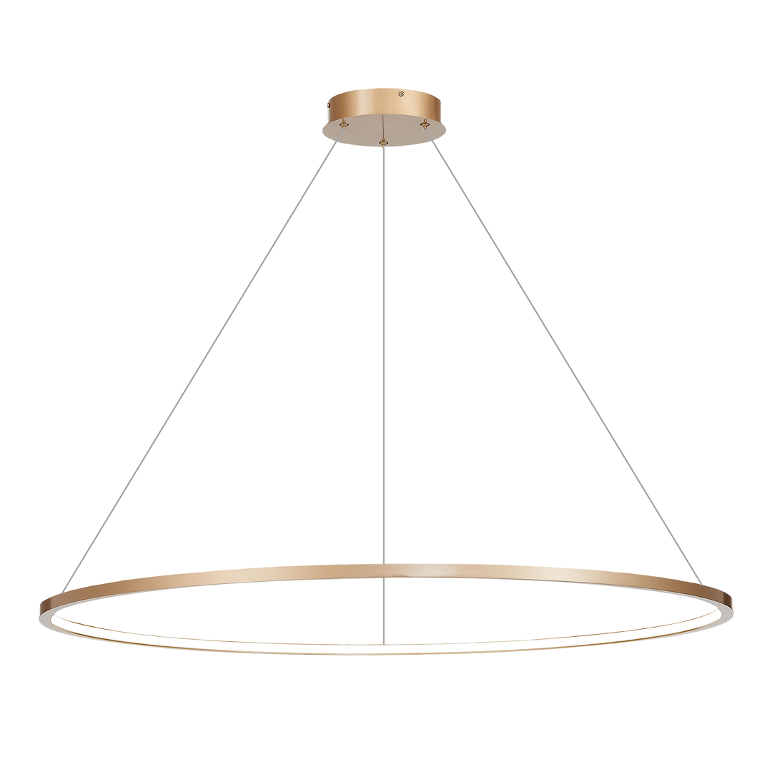 Lustra aurie pentru baie Saturno – LED 65W 4000K 3500Lm IP44 D1200