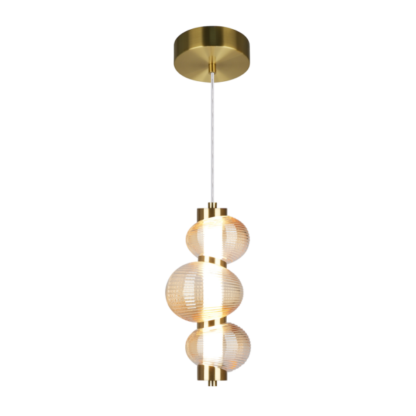 Pendul auriu Bolla – LED 12W 3000K 1491Lm IP20