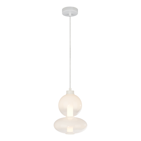 Pendul alb Daphne – LED 12W 3000K 1336Lm IP20 D200