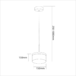 Pendul Elegance – LED 9W 4000K 500Lm IP20