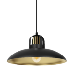 Pendul Felix, negru/auriu, 1XE27 Milagro MLP8906