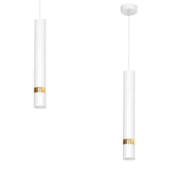 Pendul Joker, 1xGU10, alb/auriu Milagro MLP6081