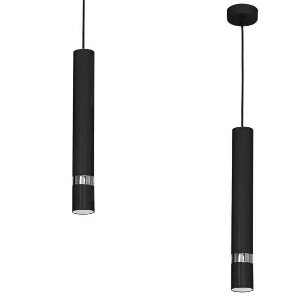 Pendul Joker, 1xGU10, negru/chrome Milagro MLP1413
