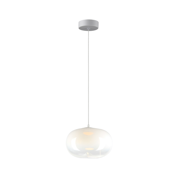 Pendul alb cu LED integrat Vaso 1 – 4W 3000K 388Lm IP20 D180