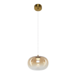 Pendul auriu cu LED integrat Vaso 1 – 4W 3000K 388Lm IP20 D180
