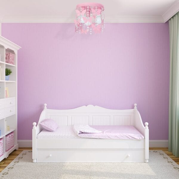 Plafoniera roz camera copil Angelica – E27 3X60W IP20 D300
