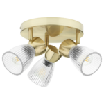 Plafoniera Best, auriu 3XE14 (rotunda) Milagro ML9977