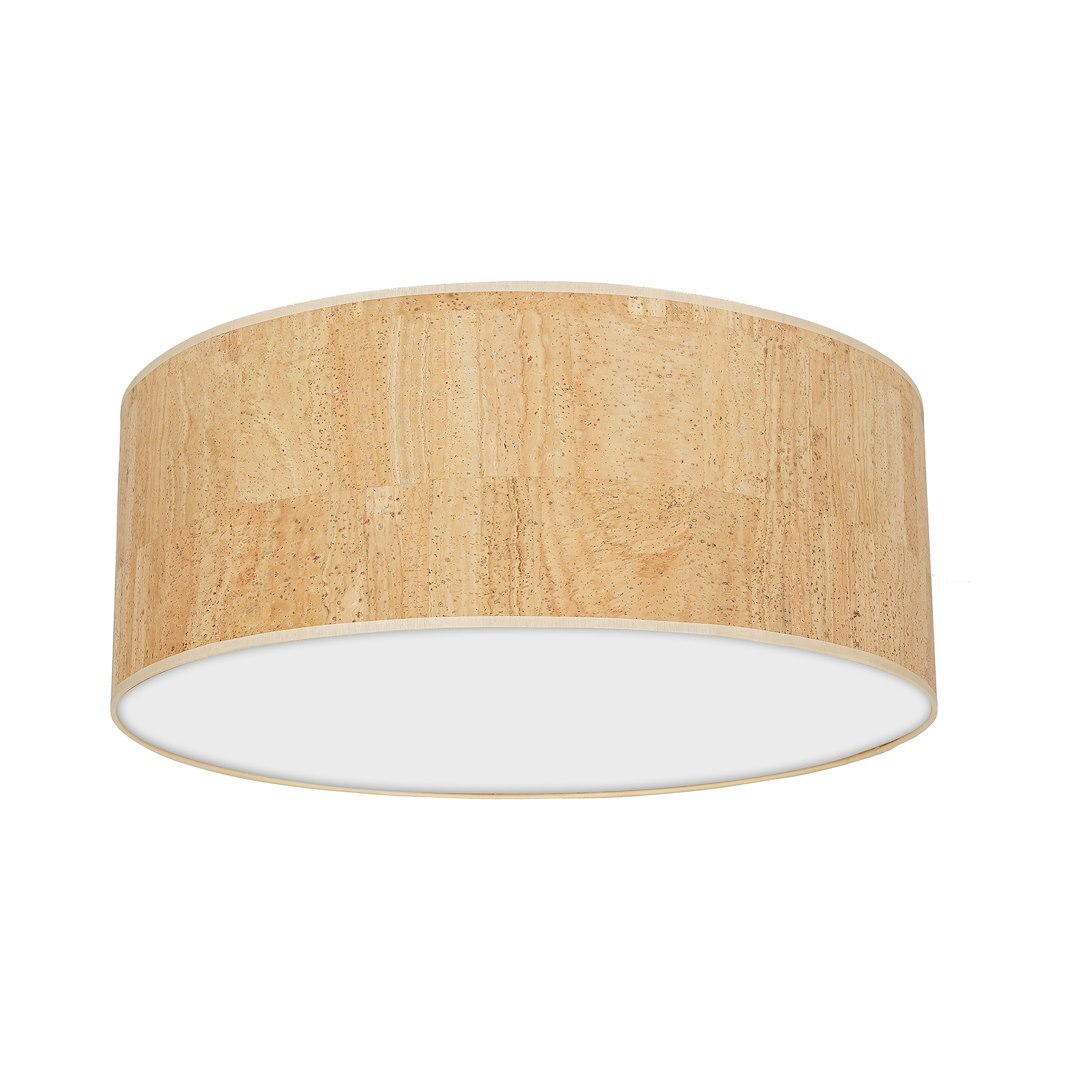 Plafoniera Cork, alb/pluta, 3XE27, Ø50cm Milagro MLP7521 Plafoniera Cork, alb/pluta, 3XE27, Ø50cm Milagro MLP7521