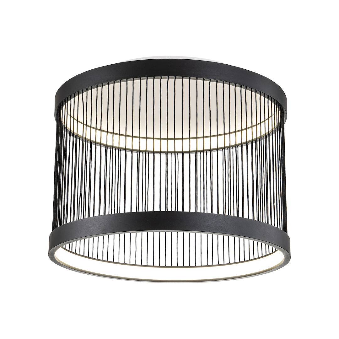 Plafoniera LED neagra Guarda – 43W 4000K 2150Lm IP20 D510