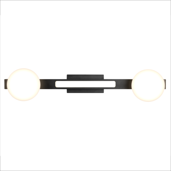 Plafoniera Magnet 13W + 2xG9, 3000/4000K, negru Milagro ML1136