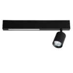 Plafoniera Magnet, 5W + 1xGU10, 3000/4000K, negru Milagro ML1130