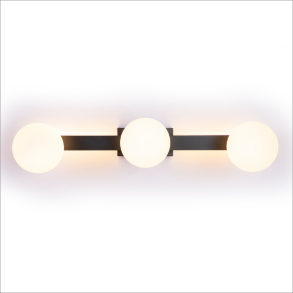 Plafoniera Magnet 9W + 3xG9, 3000/4000K, negru Milagro ML1140