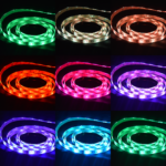 Set banda LED RGB 5 m, Wi-Fi Smart Tuya, IP65, CCT, dimabil, 12V Milagro EKSM7690
