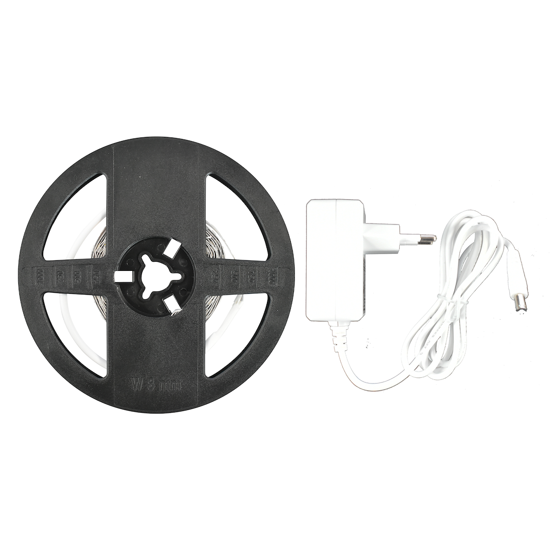 Set banda LED SMD 60 LED-uri/m, 4000K, IP20, 3 m + alimentator Milagro EKZ0893