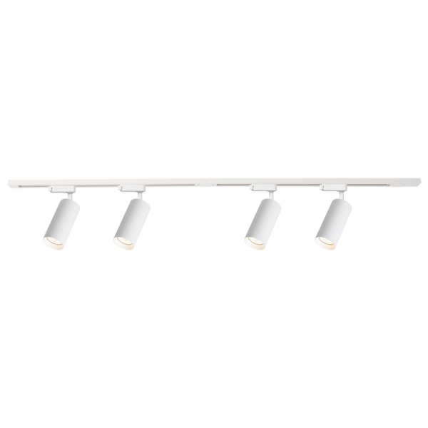 Set spoturi Mica pentru sina, 4XGU10, alb, 1,5 m Milagro ML1151