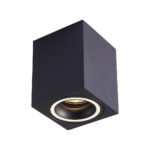 Spot Bima Ring patrat, negru, 1xGU11 Milagro ML7685