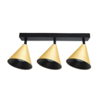 Spot Cone, 3xGU10, auriu Milagro ML1122
