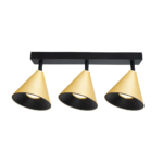 Spot Cone, 3xGU10, auriu Milagro ML1122