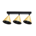Spot Cone, 3xGU10, auriu Milagro ML1122