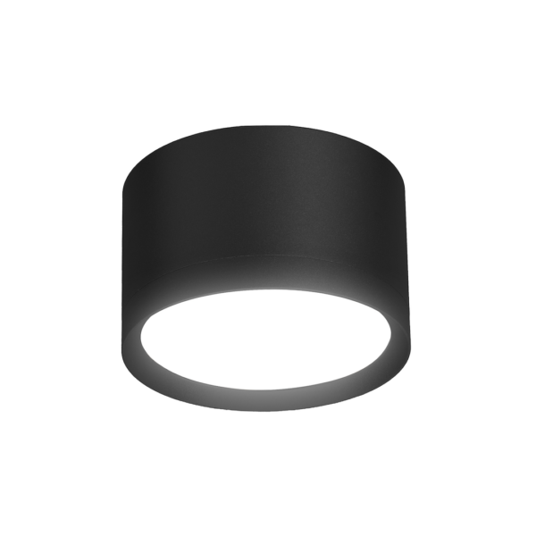 Spot aplicat negru Cyklop – GX53 1X15W IP20 D82