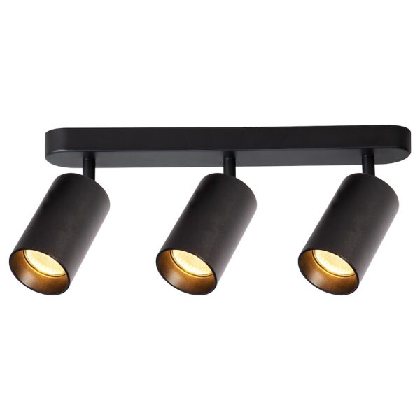 Spot Pipe, 3xGU10, negru Milagro ML1162