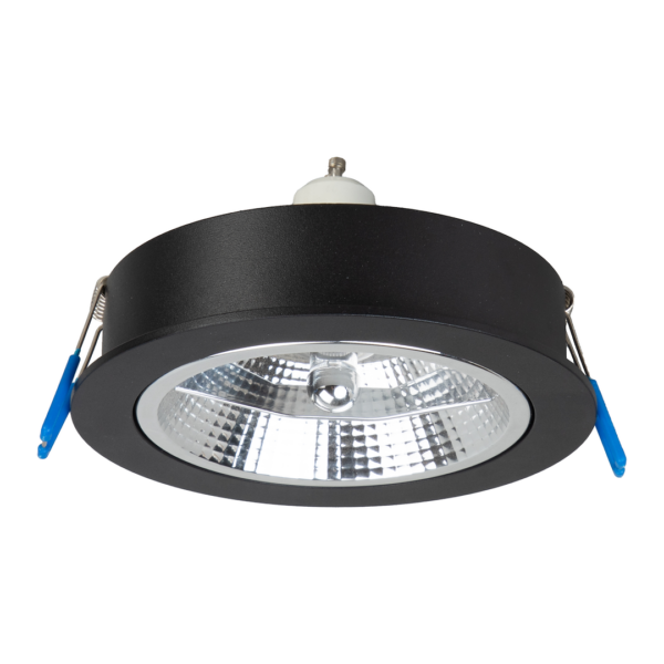 Spot Redondo, negru 1XAR111 GU10 Milagro ML1076