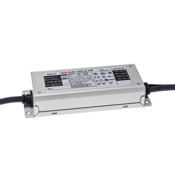 Sursa de alimentare LED, 150W, 12V, 12.5A, 100–305VAC, 142–431VDC, IP67 Milagro PS-XLG-150-12A