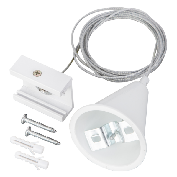 Suspensie pentru sina, alba, 3 circuite Milagro ML1196