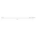 Tub LED premium 23W 3700lm 4000K 150cm 5 ani garantie Milagro EK8551