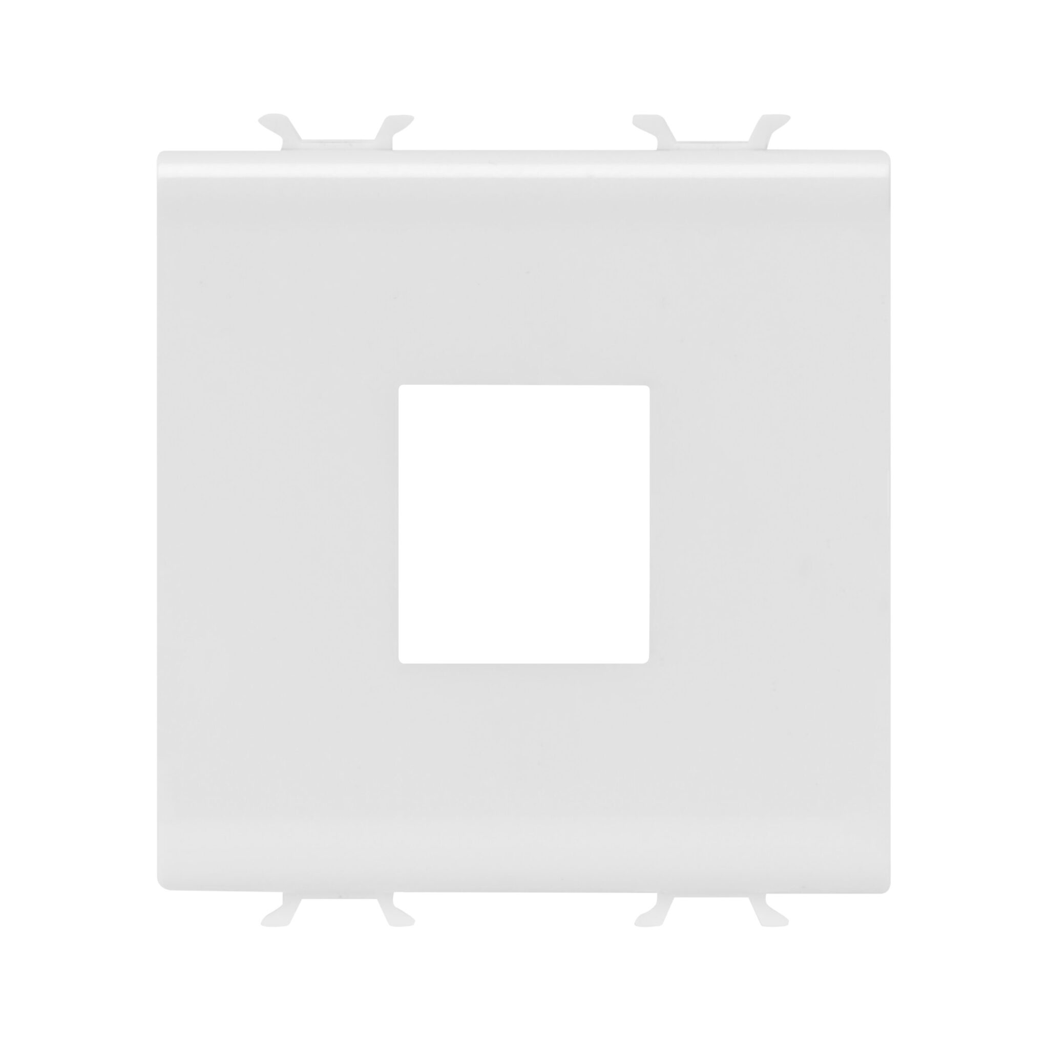 Adaptor pentru Conectori de Date Carcasa - Tip Amp/Mufa Trapezoidala - 2 Module - Alb Satinat - CHORUSMART