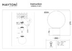 Aplica de exterior Bold Maytoni O598WL-01GR1