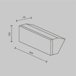 Aplica de exterior Brick Maytoni O436WL-L20GF3K