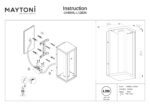 Aplica de exterior Expo Maytoni O480WL-L12B3K