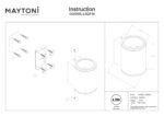 Aplica de exterior Shim Maytoni O303WL-L5GF3K