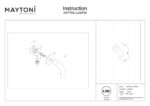 Aplica de exterior Sleek Maytoni O477WL-L2GF3K