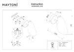 Aplica de perete Aida Maytoni MOD033WL-01B