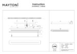 Aplica de perete Albatre Maytoni MOD366WL-L14BS3K