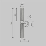 Aplica de perete Antic Maytoni MOD302WL-02CG1