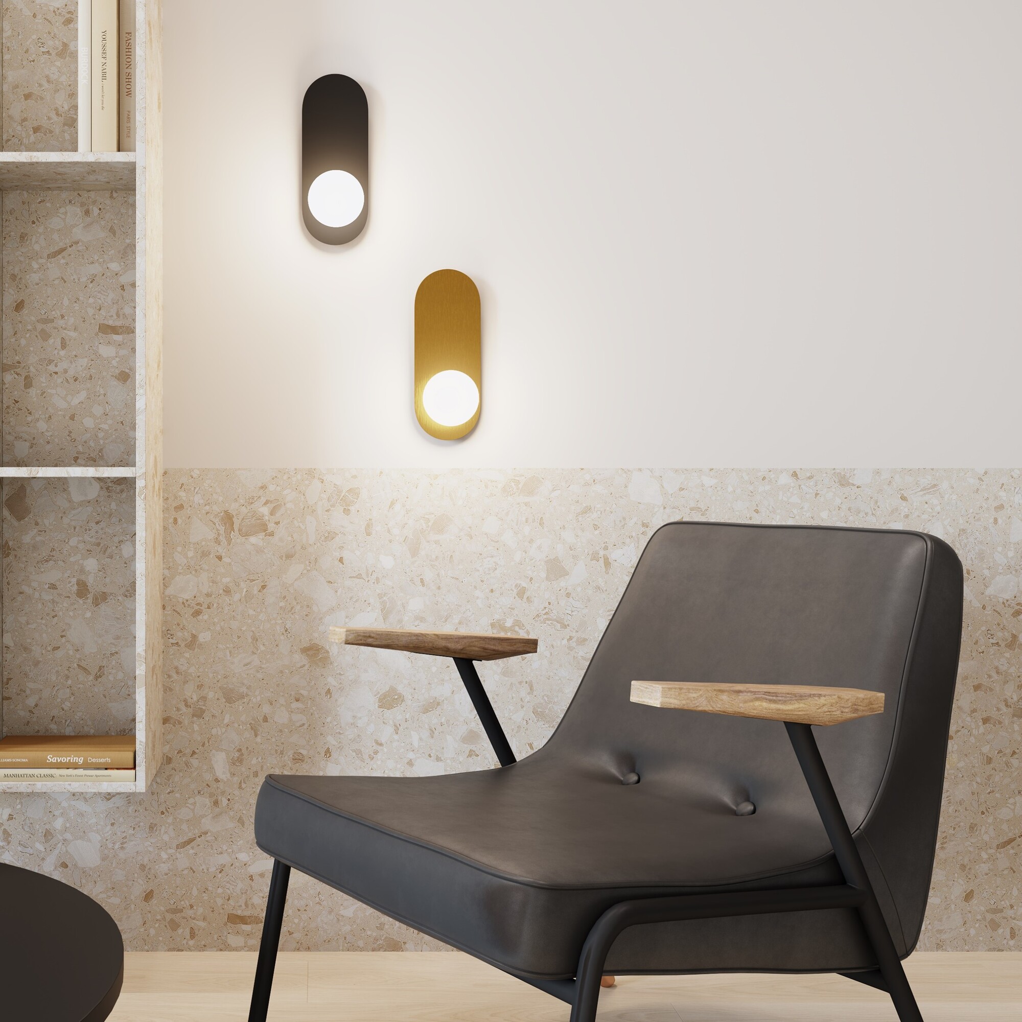 Aplica de perete Bao Maytoni MOD419WL-01B