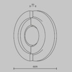 Aplica de perete Daylight Maytoni MOD462WL-L10BG3K