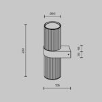Aplica de perete Dynamics Maytoni MOD326WL-02W