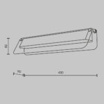 Aplica de perete Flat Maytoni MOD296WL-L10BC3K