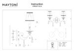 Aplica de perete Grace Maytoni ARM247-02-G