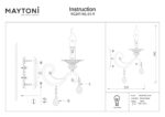 Aplica de perete Grace Maytoni RC247-WL-01-R