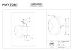 Aplica de perete Jupiter Maytoni MOD320WL-L12BS3K