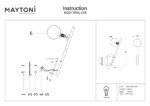 Aplica de perete Kazimir Maytoni MOD175WL-01B
