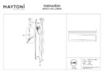 Aplica de perete Orign Maytoni MOD311WL-L70B3K