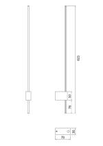 Aplica de perete Pars Maytoni C070WL-L6GB3K