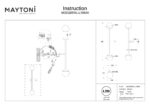 Aplica de perete Touch Maytoni MOD285WL-L10B3K